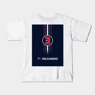 F1 2016 - #3 Ricciardo [classic version] Kids T-Shirt